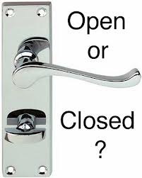Open or closed doors